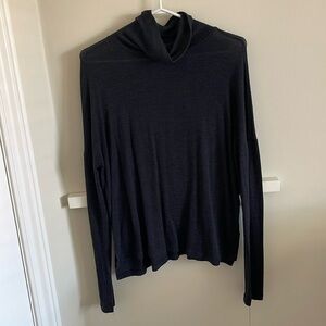 Abercrombie Black loose turtle neck